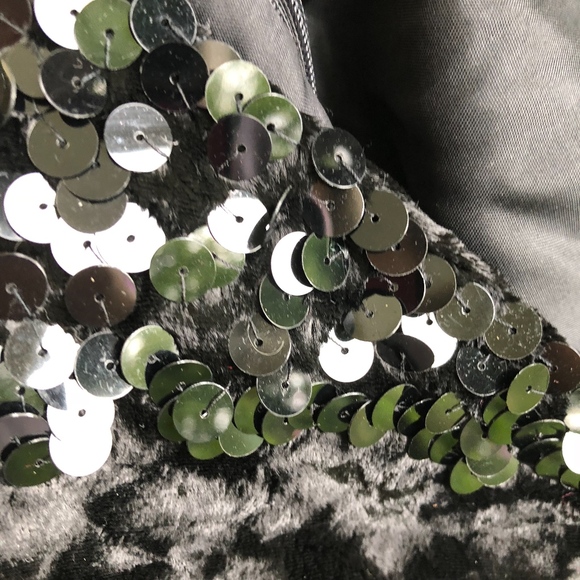 KATHRYN DIANOS velvet sequin lined top - Picture 3 of 8